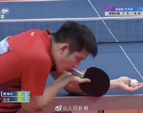 樊振東戰勝馬龍，廣東隊贏得乒乓男團冠軍