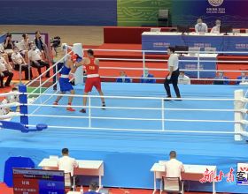 「全運會·現場看」甘肅選手獲拳擊男子-91公斤級第五名