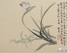 俞致貞草蟲花卉十四幀：造型完美，生動傳神