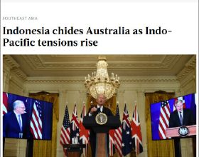 美英澳同盟出爐 東南亞媒體警惕：在亞太挑起軍備競賽