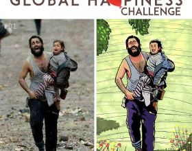 一組反諷漫畫起名：全球幸福挑戰，告訴我們生活在多幸福的環境