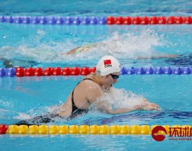 葉詩文領銜浙江隊奪得第十四屆全運會女子4*200米游泳接力冠軍