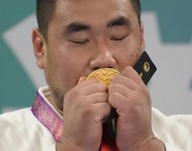 柔道——尹永傑奪得男子100公斤以上級冠軍