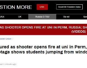 俄羅斯彼爾姆國立大學突發槍擊事件，造成8人死亡6人受傷