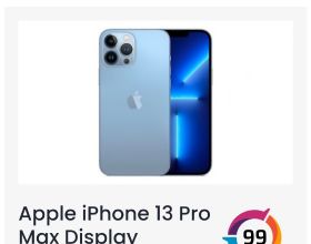 出道即巔峰，iPhone 13 Pro Max螢幕獲得評測機構DXO最高評分99分