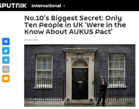 “唐寧街10號最大秘密”！外媒爆：英國只有10個人對美英澳搞的印太小圈子知情