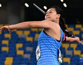 全運會-田徑女子標槍：山東隊選手劉詩穎獲得冠軍