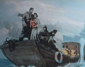 為不讓機密落敵人手，23歲的她攜丈夫和2歲孩子，縱身躍入渤海灣