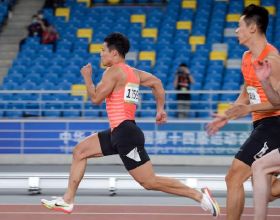 全運會男子百米半決賽上演，蘇炳添順利拿到決賽門票