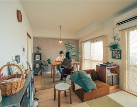 一對日本新婚夫婦，住進56㎡小房子，面積雖小卻整潔乾淨，太治癒