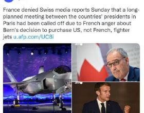 法國因戰機協議取消與瑞士總統會晤？愛麗捨宮駁斥：會晤從未被取消