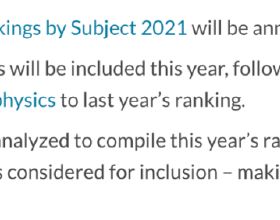2021年QS世界大學學科排名釋出，瑞士大學表現出色
