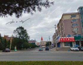 吉林琿春有一條歐式街，就在市中心卻沒什麼人，遊客還以為荒廢了