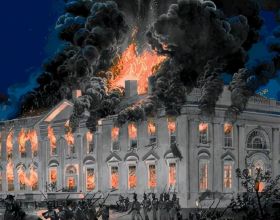 美國白宮被大火焚燒，兇手竟是加拿大？鮮為人知的“美國國恥”