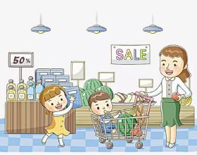 每日親子英語（五）：一起去超市購物吧