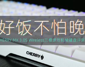 CHERRY MX 3.0S三模無線遊戲機械鍵盤評測：好飯不怕晚
