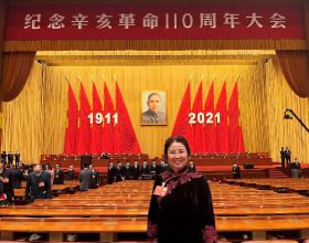 在京參加紀念辛亥革命系列活動後，馮玉祥孫女馮丹龍這樣說