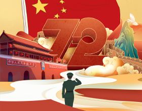 海報丨慶祝中華人民共和國成立72週年