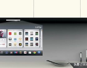 LG概念智慧廚房電視 投影投射畫面可手勢語音控制