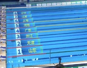 汪順率領浙江男隊奪得男子4×100米自由泳接力冠軍，為浙江泳軍再添一金