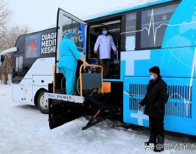 中國客車製造企業為哈薩克民眾生活添“亮色”