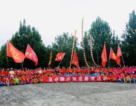 豐臺區舉辦喜迎國慶舞龍展演活動
