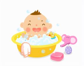 孩子不願意洗澡，可以嘗試這種方式，他會高興地說“我是洗浴王”