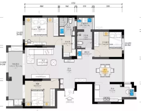 小尼宅配 | 120m²的三居室，溫馨又舒適的家