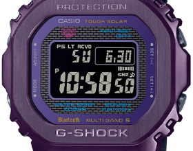 卡西歐釋出獨一無二的紫色G-SHOCK