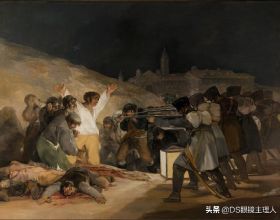 西班牙畫家戈雅 Goya 1746 -1828 作品之1808年5月西班牙保衛軍的槍決