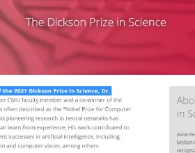 Hinton獲2021迪克森科學獎：他改變了AI，改變了世界