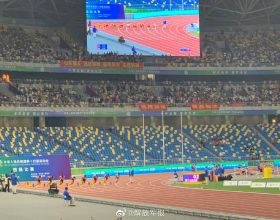 全運會百米決賽 蘇炳添9秒95奪冠