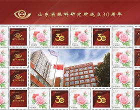 山東省眼科研究所成立30週年紀念郵票釋出