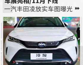 廣州一汽豐田全新SUV實車曝光 新車命名為“凌放”