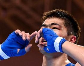 全運會-拳擊男子75公斤級：託合塔爾別克·唐拉提汗奪冠