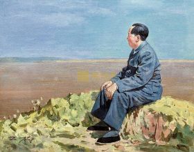 52年毛澤東視察黃河，一六旬老太趕來詢問：主席，斯大林咋沒來？