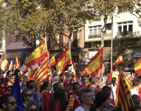 “要獨立不要統一！”西班牙40萬人走向街頭示威，上演靚麗風景線