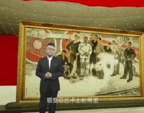 揭秘新中國第一臺國產蒸汽機車 |《美術經典中的黨史》邀您走近中國畫《機車大夫》……