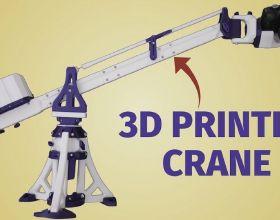 用3D印表機直接列印一套 單反小搖臂