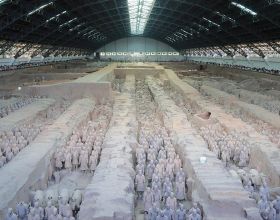 秦始皇兵馬俑博物館迎來眾多遊客