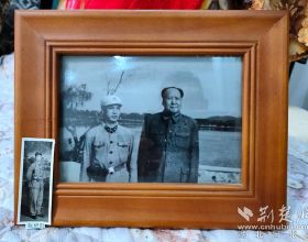 56年前，在武漢東湖警衛隊當戰士的他有幸與毛主席合影