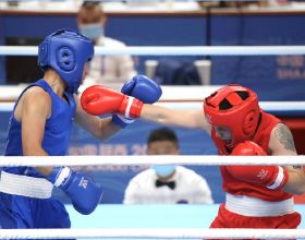 阮木蘭獲得十四運會拳擊專案女子57公斤級冠軍