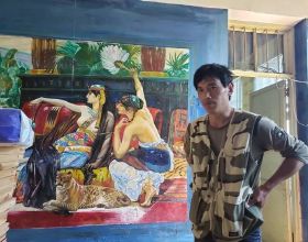 湖北40歲農民畫家一幅畫賣130萬，當初喊他“廢物”的人都改口了