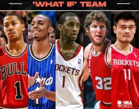 羅斯、麥迪、姚明、哈達威、沃頓組成的NBA“假如”隊實力如何？