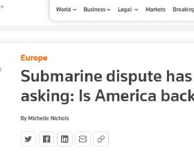 依然不滿！談核潛艇協議爭端，歐洲理事會主席發問：“美國回來了嗎？”