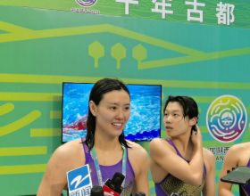劉湘湯慕涵攜手出擊，廣東4X100米自由泳摘銀