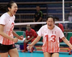 全運會-排球：江蘇隊獲得女子U19組金牌