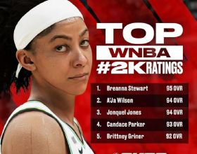 WNBA能力值排名：斯圖爾特95列第一 帕克93第四