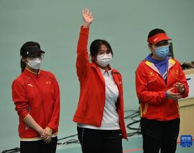 全運會-射擊女子25米運動手槍決賽：湖南隊選手劉銳獲得冠軍