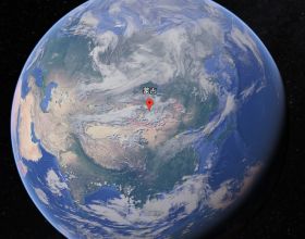 衛星看蒙古國